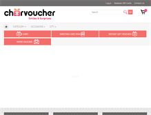 Tablet Screenshot of cheervoucher.com